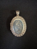 Silver Oval Locket
