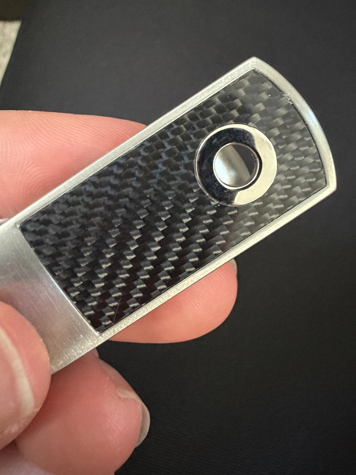 Steel and Carbon Fibre Money Clip