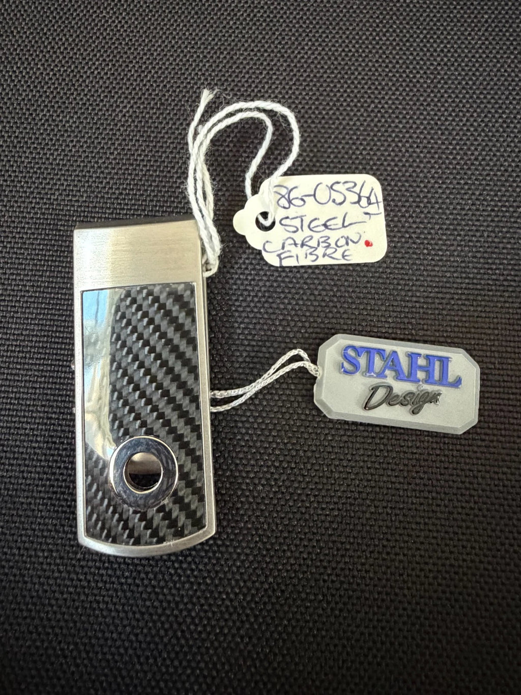 Steel and Carbon Fibre Money Clip