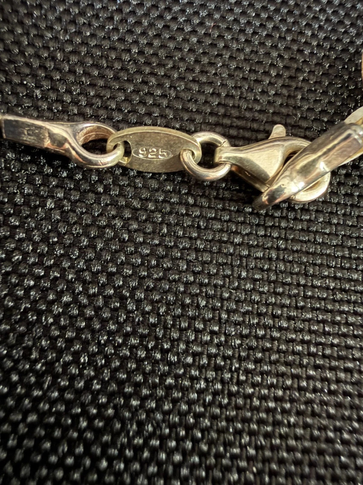 Silver Bead Chain Set With Amber Tumble Pieces